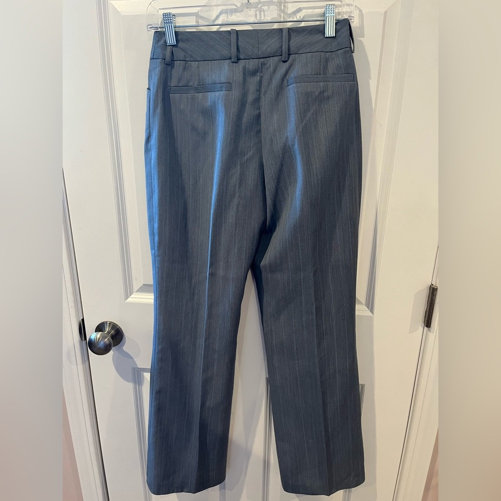 Anne Klein Suit Grey and Blue Pants Size 2 - Picture 4 of 4